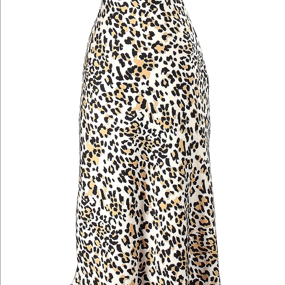 Aritzia leopard midi skirt